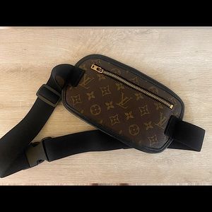Upcycled Louis Vuitton crossbody/fannypack. Purchased brand new.